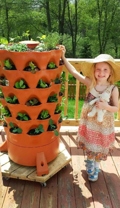 Tour de jardin rotative