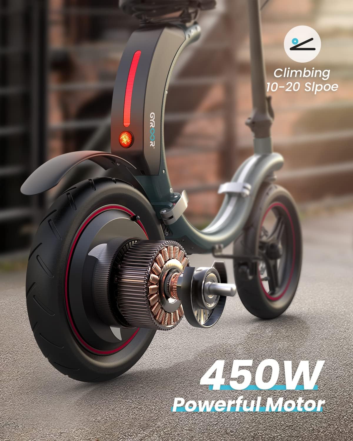 Vélo électrique pliant