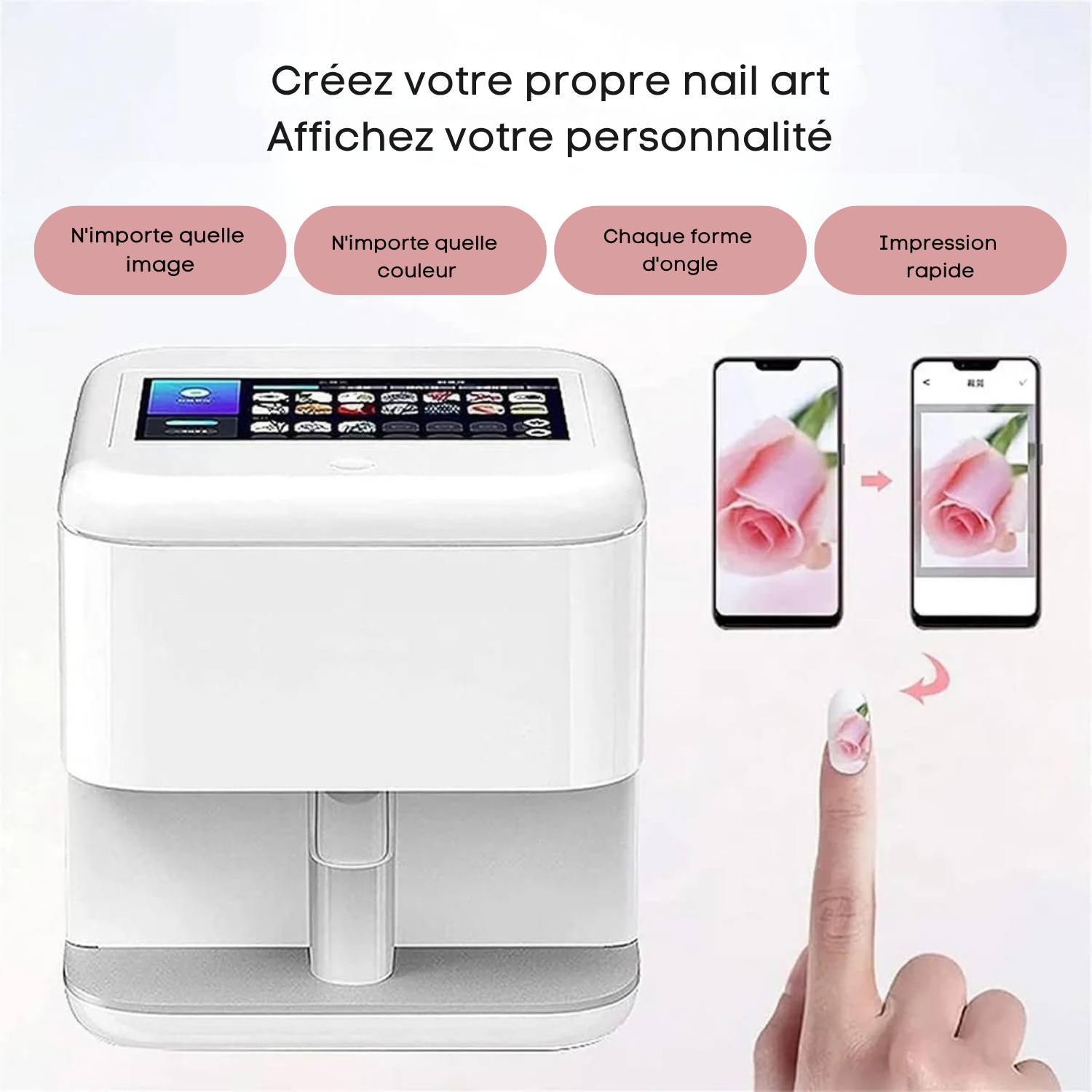 Imprimante portable Nail Art