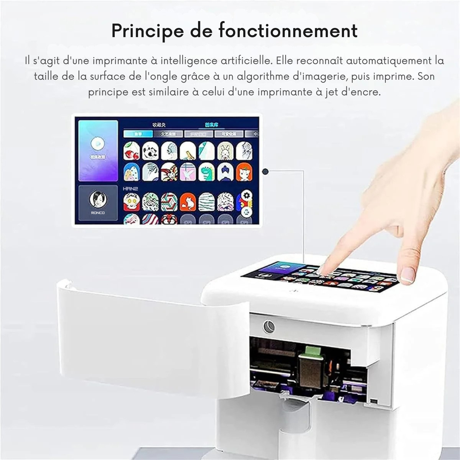 Imprimante portable Nail Art
